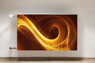 Magnetinis radiatoriaus lipdukas Banguota liepsna