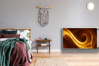 Magnetinis radiatoriaus lipdukas Banguota liepsna