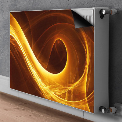 Magnetinis radiatoriaus lipdukas Banguota liepsna