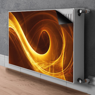 Magnetinis radiatoriaus lipdukas Banguota liepsna