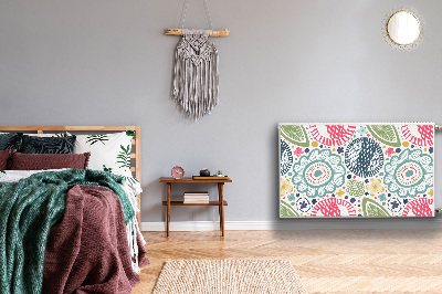 Magnetinis kilimėlis radiatoriui Spalvingos gėlės