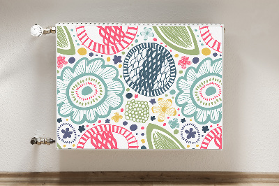 Magnetinis kilimėlis radiatoriui Spalvingos gėlės