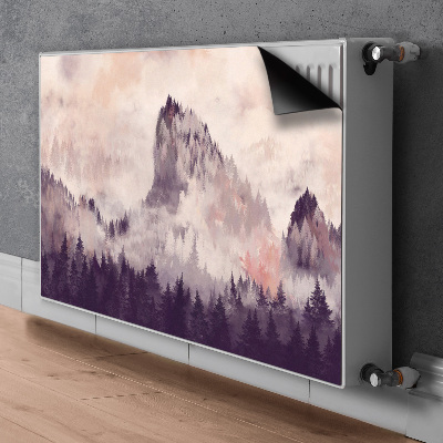 Magnetinis kilimėlis radiatoriui Kalnas miške