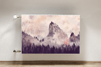 Magnetinis kilimėlis radiatoriui Kalnas miške