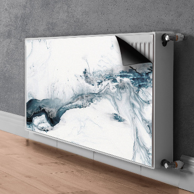 Magnetinis radiatoriaus lipdukas Žiemos abstrakcija