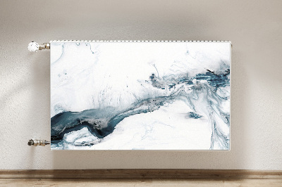 Magnetinis radiatoriaus lipdukas Žiemos abstrakcija