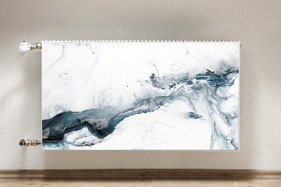 Magnetinis radiatoriaus lipdukas Žiemos abstrakcija