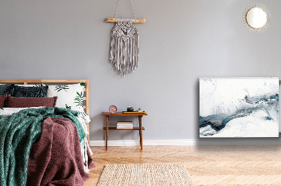 Magnetinis radiatoriaus lipdukas Žiemos abstrakcija