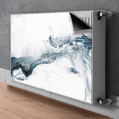 Magnetinis radiatoriaus lipdukas Žiemos abstrakcija