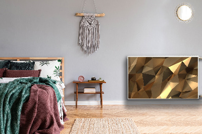 Magnetinis radiatoriaus lipdukas Auksinė folija