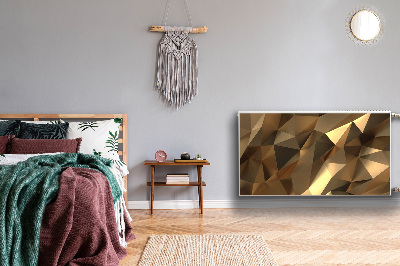 Magnetinis radiatoriaus lipdukas Auksinė folija