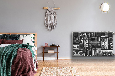 Kilimėlis magnetinė ant radiatoriaus Old school boom box