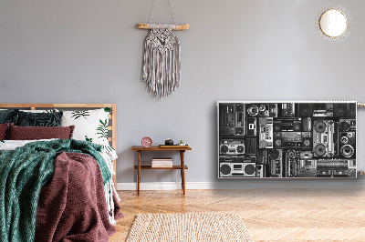 Kilimėlis magnetinė ant radiatoriaus Old school boom box
