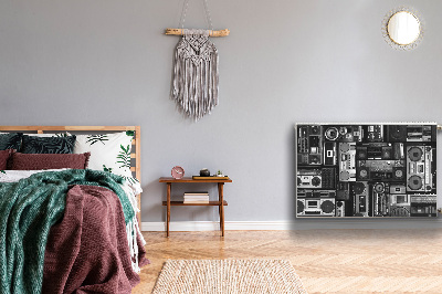 Kilimėlis magnetinė ant radiatoriaus Old school boom box