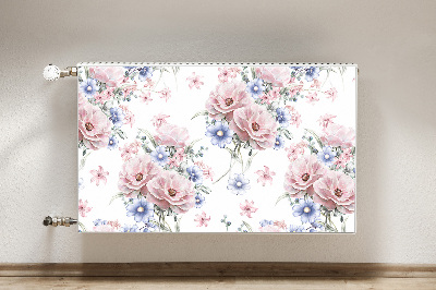 Kilimėlis magnetinė ant radiatoriaus Subtilus puokštė