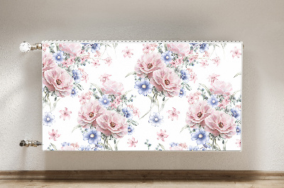 Kilimėlis magnetinė ant radiatoriaus Subtilus puokštė