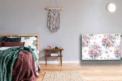 Kilimėlis magnetinė ant radiatoriaus Subtilus puokštė