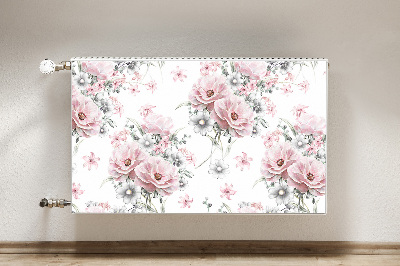 Kilimėlis magnetinė ant radiatoriaus Gėlės