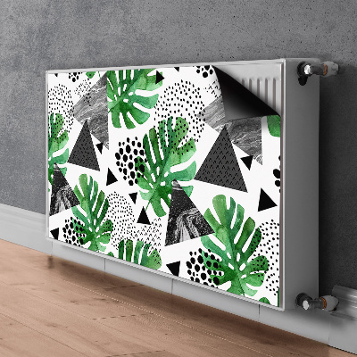 Magnetinis lipdukas radiatoriui Abstrakčios džiunglės