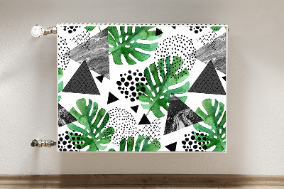 Magnetinis lipdukas radiatoriui Abstrakčios džiunglės