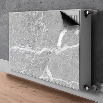 Magnetinis radiatoriaus lipdukas Pilkas marmuras