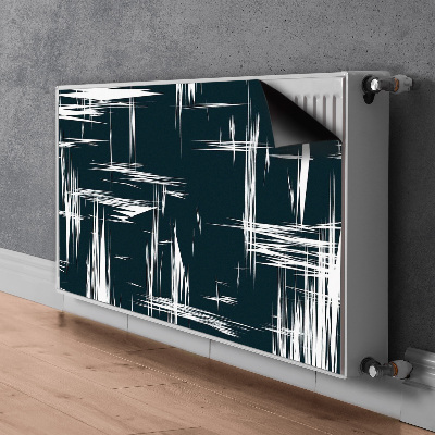 Magnetinis radiatoriaus lipdukas Balti įbrėžimai