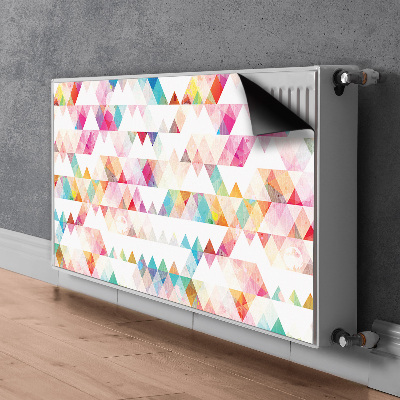 Magnetinis radiatoriaus lipdukas Trikampių geometrija