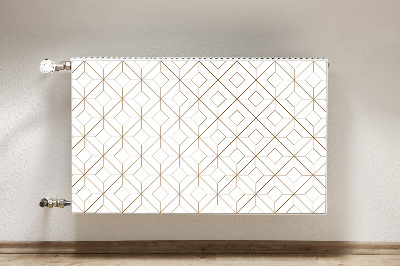 Magnetinis kilimėlis radiatoriui Geometriniai rombai