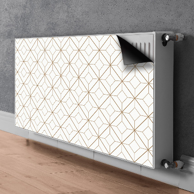 Magnetinis kilimėlis radiatoriui Geometriniai rombai