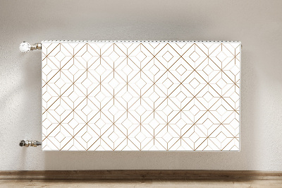 Magnetinis kilimėlis radiatoriui Geometriniai rombai