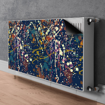 Magnetinis lipdukas radiatoriui Akvarelės dėmės