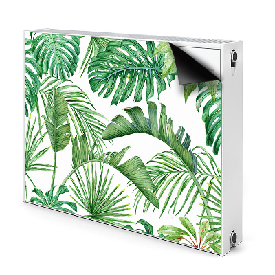 Magnetinis radiatoriaus lipdukas Palmė ir Monstera