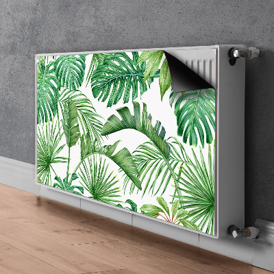 Magnetinis radiatoriaus lipdukas Palmė ir Monstera