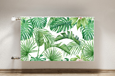 Magnetinis radiatoriaus lipdukas Palmė ir Monstera