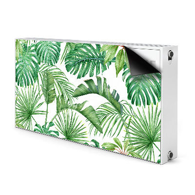 Magnetinis radiatoriaus lipdukas Palmė ir Monstera