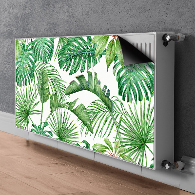 Magnetinis radiatoriaus lipdukas Palmė ir Monstera