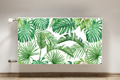 Magnetinis radiatoriaus lipdukas Palmė ir Monstera
