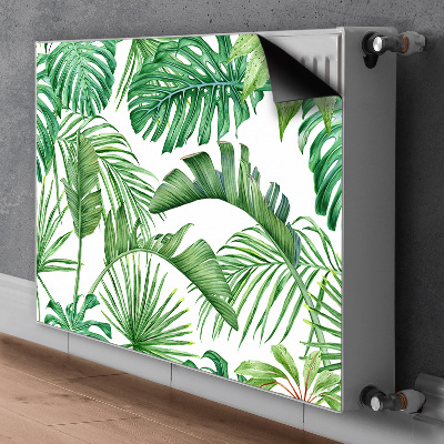 Magnetinis radiatoriaus lipdukas Palmė ir Monstera