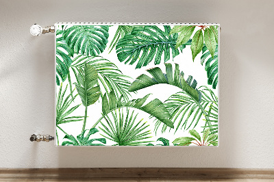 Magnetinis radiatoriaus lipdukas Palmė ir Monstera