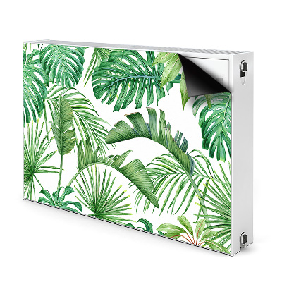 Magnetinis radiatoriaus lipdukas Palmė ir Monstera