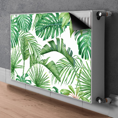 Magnetinis radiatoriaus lipdukas Palmė ir Monstera
