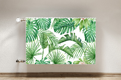 Magnetinis radiatoriaus lipdukas Palmė ir Monstera