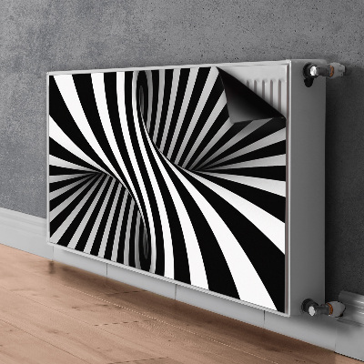 Magnetinis radiatoriaus lipdukas Abstrakcijos iliuzija