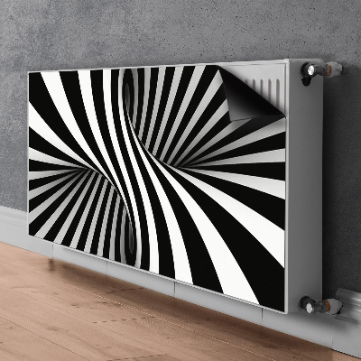 Magnetinis radiatoriaus lipdukas Abstrakcijos iliuzija