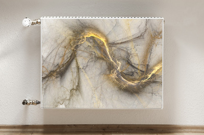 Magnetinis radiatoriaus lipdukas Auksinis marmuras