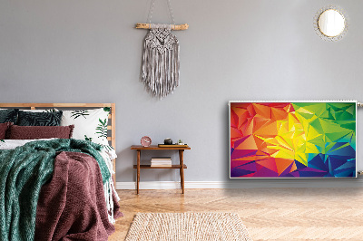 Magnetinis lipdukas radiatoriui Spalvos abstrakcija