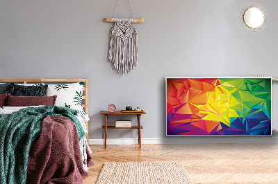 Magnetinis lipdukas radiatoriui Spalvos abstrakcija