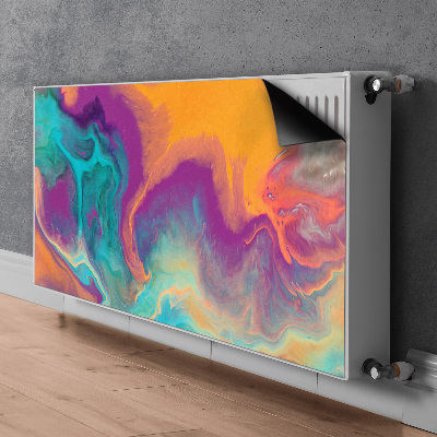 Magnetinis lipdukas radiatoriui Spalvingi raštai