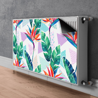 Magnetinis lipdukas radiatoriui Tropinė flora
