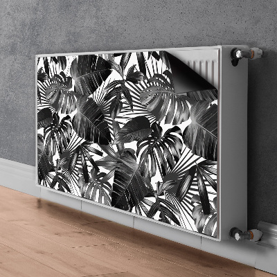 Magnetinis radiatoriaus lipdukas Tamsūs lapai